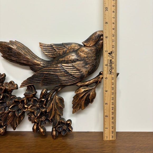 Pair Of Mcm Coppercraft Guild Birds On Dogwood Branch - Picture 12 of 14